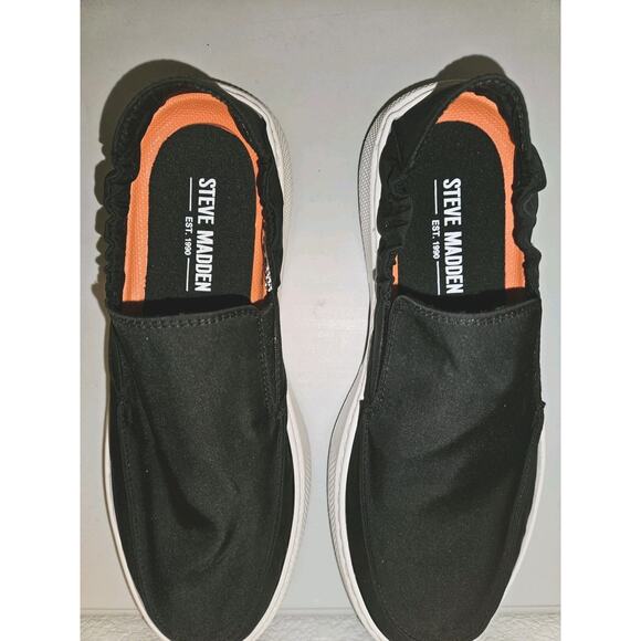 New Steve Madden Mens Nellis Black Slip-On Size 9M main image 10